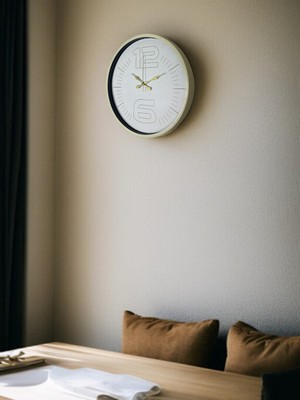 By Nevser 36 cm Sade Dekoratif Duvar Saati