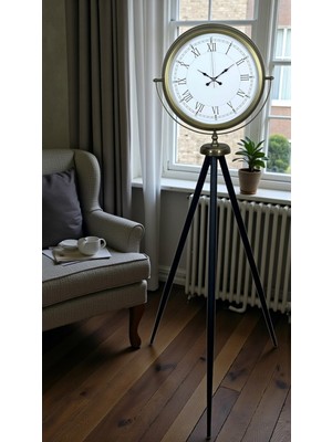By Nevser Prestij Vintage Tripod Ayaklı Saat