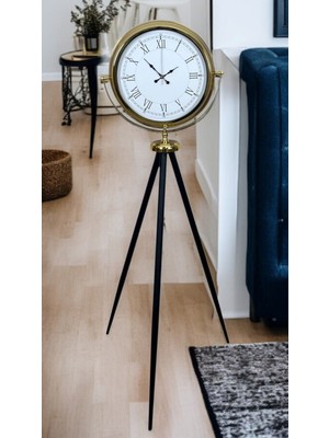 By Nevser Regal Gold Tripod Ayaklı Saat
