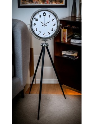 By Nevser Krom Dekoratif Tasarım Tripod Ayaklı Saat