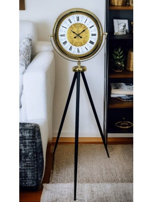 By Nevser Gold Asalet Tripod Ayaklı Saat