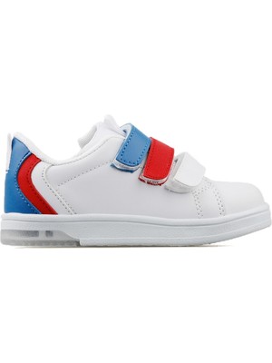 Cool Kids Cool Mami Bebe Beyaz Kırmızı Işıklı Ayakkabı