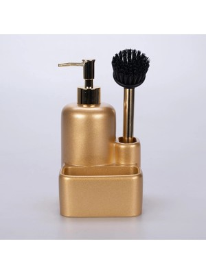 Selim Leonis Fırçalı Sıvılı Süngerlik Altın