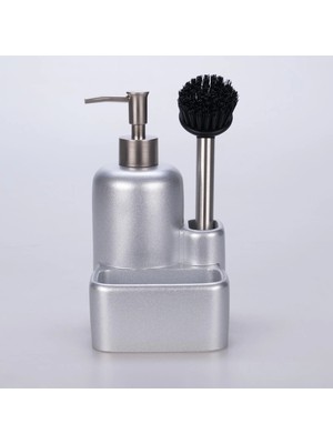 Selim Leonis Fırçalı Sıvılı Süngerlik Gümüş