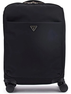 Guess Siyah Çekçekli Kumaş Valiz TWNN9676983