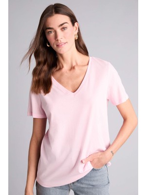 DeFacto Basic Penye Tişört W9578AZ26SM