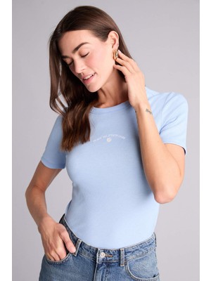 DeFacto Slim Fit Fitilli Kaşkorse Tişört H2358AX26SM