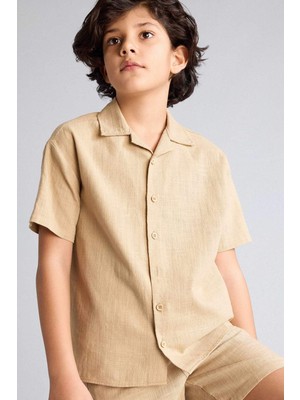 DeFacto %100 Pamuklu Gömlek Erkek Çocuk H3025A826HS