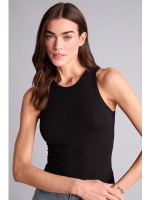 DeFacto Slim Fit Halter Yaka Fitilli Kaşkorse Atlet A8859AX26SM