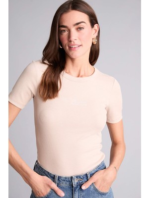 DeFacto Slim Fit Fitilli Kaşkorse Tişört H1390AX26SM
