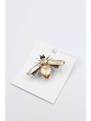 Remstdrk Arı Broş - Sarı