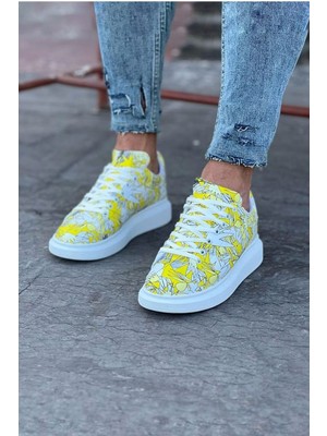 Bucuks Sarı Boyalı Erkek Casual Ayakkabı
