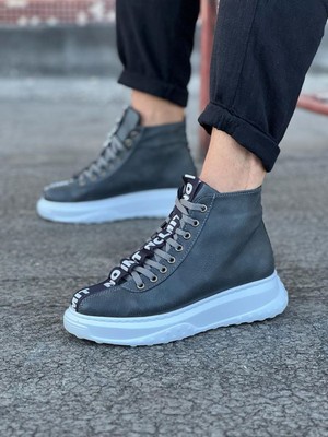 Bucuks Gri Erkek Yarım Bilek Bot