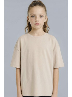 DeFacto Oversize Tişört Kız Çocuk G0882A826SM