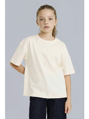 DeFacto Oversize Tişört Kız Çocuk G0882A826SM