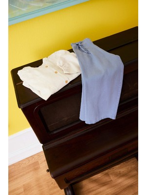 DeFacto Wide Leg Tencel Pantolon Kız Bebek G8094A526SP