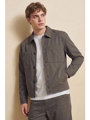 DeFacto Slim Fit Astarlı Mont F7756AX26SP