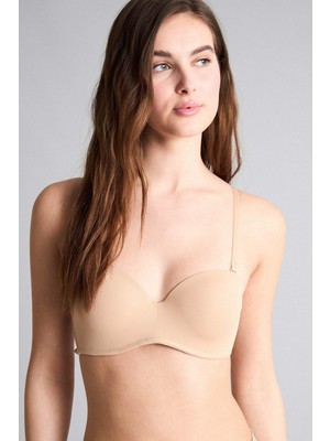 DeFacto Micro Kaplı Yarım Dolgulu Balenli Straplez Sütyen Y3730AZ26SP