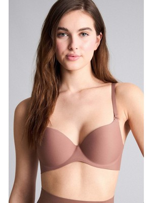 DeFacto Micro Kaplı Yarım Dolgulu Balenli Straplez Sütyen F9388AX25WN