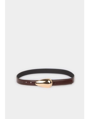 DeFacto Kadın Dikdörtgen Toka Suni Deri Günlük KEMER H5019AXNS