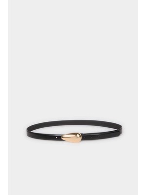 DeFacto Kadın Dikdörtgen Toka Suni Deri Günlük KEMER H5019AXNS