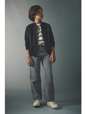 DeFacto Wide Leg Jean Pantolon Erkek Çocuk F9439A826SM
