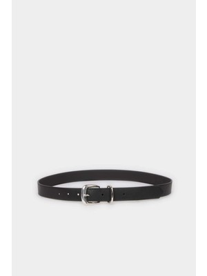 DeFacto Kadın Dikdörtgen Toka Suni Deri Günlük KEMER H5022AXNS