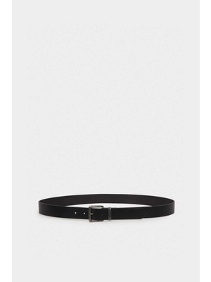 DeFacto Erkek Dikdörtgen Toka Suni Deri Günlük Kemer G9026AXNS