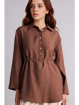 DeFacto Regular Fit Modal Uzun Kollu Tunik G7263AX26SP