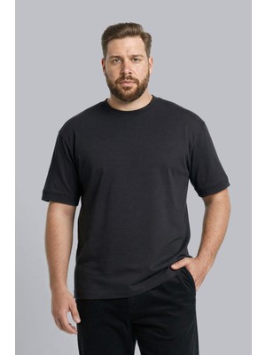 DeFacto Büyük Beden Boxy Fit T-shırt H0997AX26SP