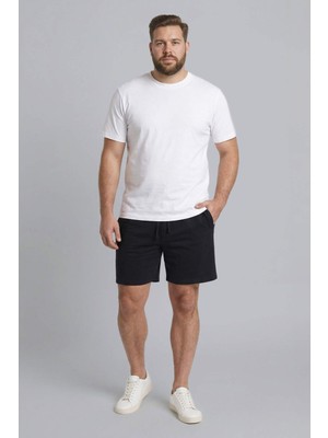 DeFacto Baggy Fit Büyük Beden Şort H1005AX26SP