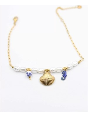 Remstdrk Deniz Kabuğu Halhal - Altın