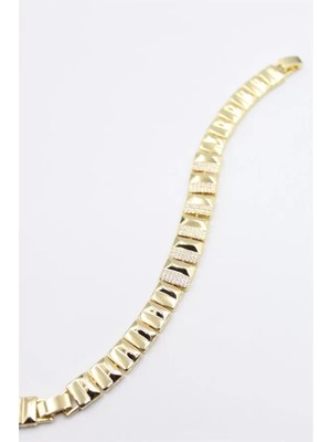 Remstdrk Taşlı Xuping Bileklik - Altın