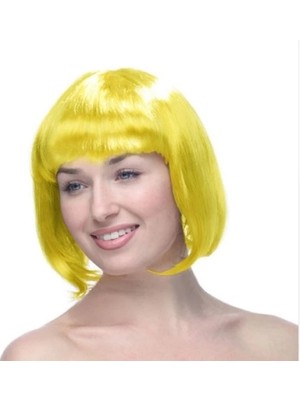 Epilons Sarı Küt Peruk Saç
