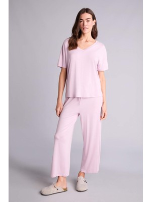 DeFacto Pijama Takımı Üst Alt G4620AX26SM