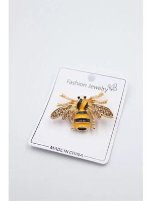 Remstdrk Arı Broş - Sarı