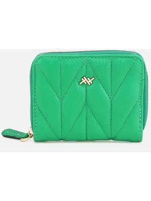 Hotiç 05CUH311110A800 KADIN Deri Yeşil Mini Cüzdan