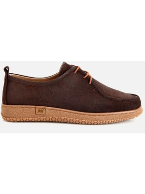 Hotiç 01AYH320580A480 KADIN Süet Deri Kahverengi Esnek Tabanlı Günlük Loafer
