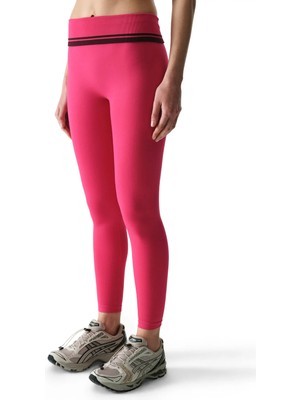 Penti Pembe Seamless Dikişsiz Katlanabilir Yüksek Bel Tayt