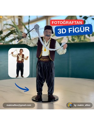 Makinafleo Kişiye Özel 3D Meslek Figürü (15CM)