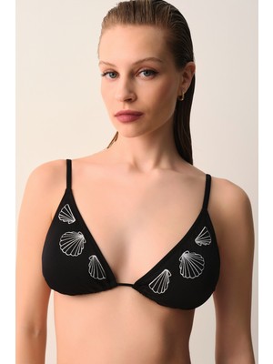 Suwen Seashell Üçgen Bikini Üst