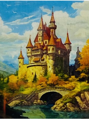 Elegantshop 5d Yapışan Boncuk Mozaik Tablo 30*40 cm YZSX36