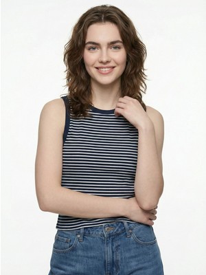 Loft Crop Kadın Top