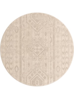 Angora Home Angorahome Tria Koleksiyonu Dokuma Makine Halısı TA1046 Yuvarlak