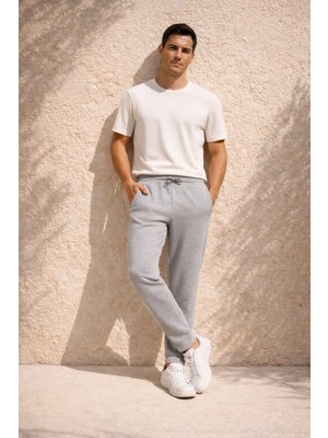 Valiberta Herbert Nova Pike Kumaş Regular Fit Jogger Erkek Pantolon - Gri