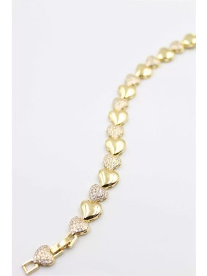 Remstdrk Kalp Xuping Bileklik - Altın