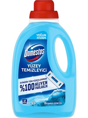 Domestos  Yoğun Kıvamlı Yüzey Temizleyici Okyanus Esintisi Tüm Yüzeyler İçin 1500 ml