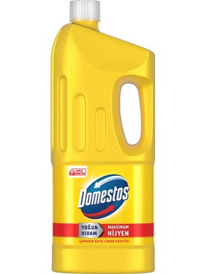 Domestos Yoğun Kıvamlı Çamaşır Suyu Limon Esintisi 1850 ml Yerli Üretim Maksimum Hijyen