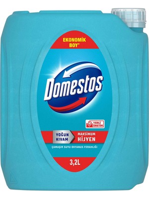 Domestos Yoğun Kıvamlı Çamaşır Suyu Okyanus Ferahlığı 3240 ml Maksimum Hijyen Sağlar Yerli Üretim