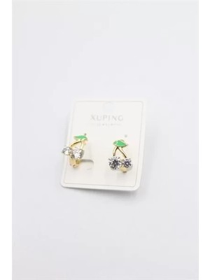 Remstdrk Kiraz Küpe - Altın